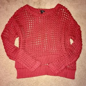 Burnt orange express sweater